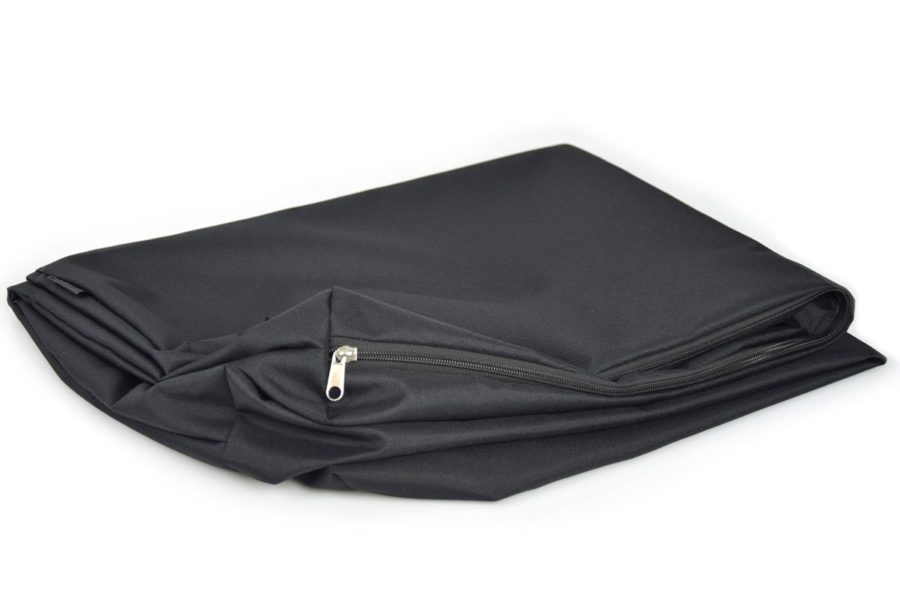 KryKas - pokrowiec na legowisko z wodoodpornej tkaniny szyty na miarę - czarny