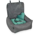 Grafit + poduszka zieleń