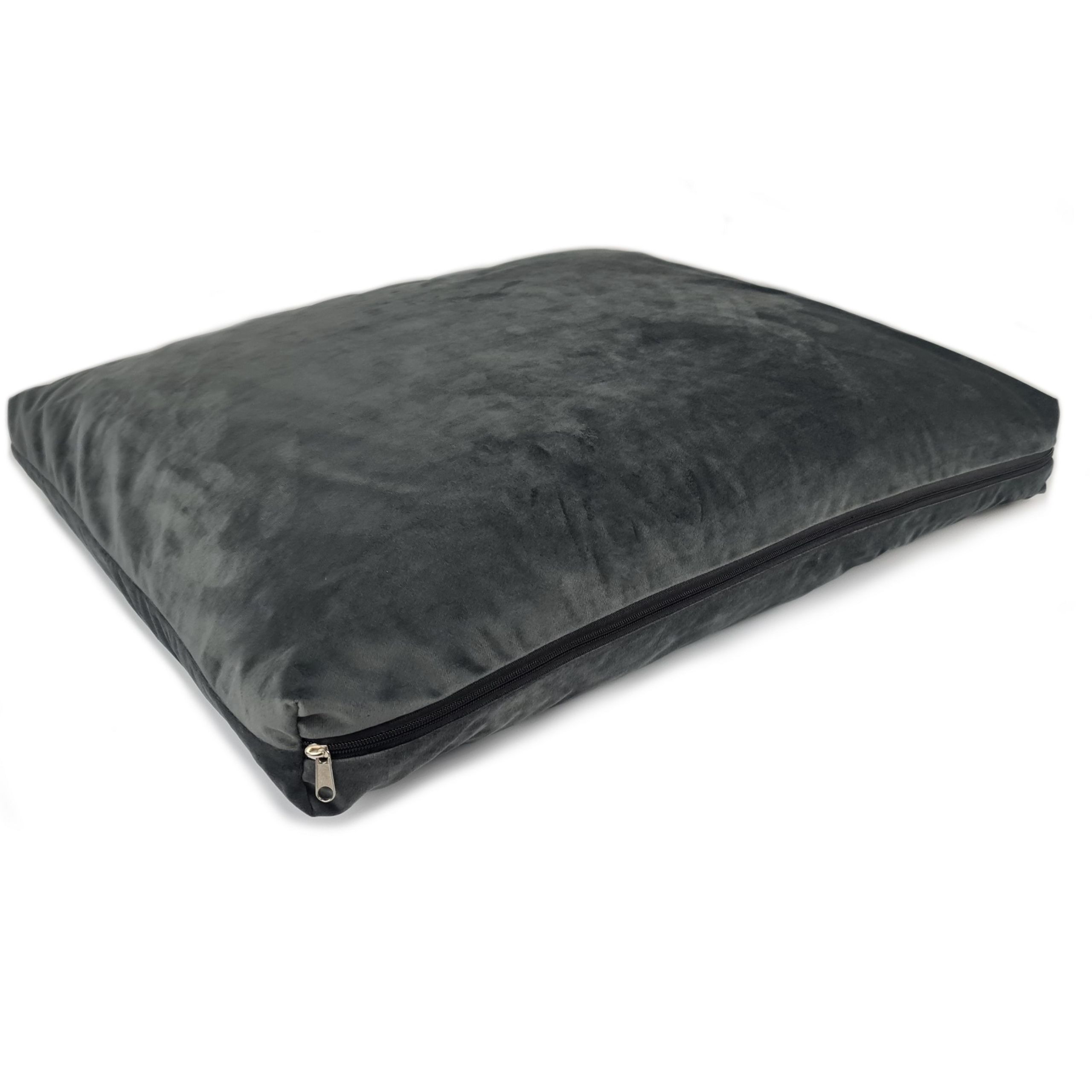 KryKas - legowisko ortopedyczne dla psa - ORTO-ROYAL-z memory visco 100% Memory Foam - kolor grafitowy
